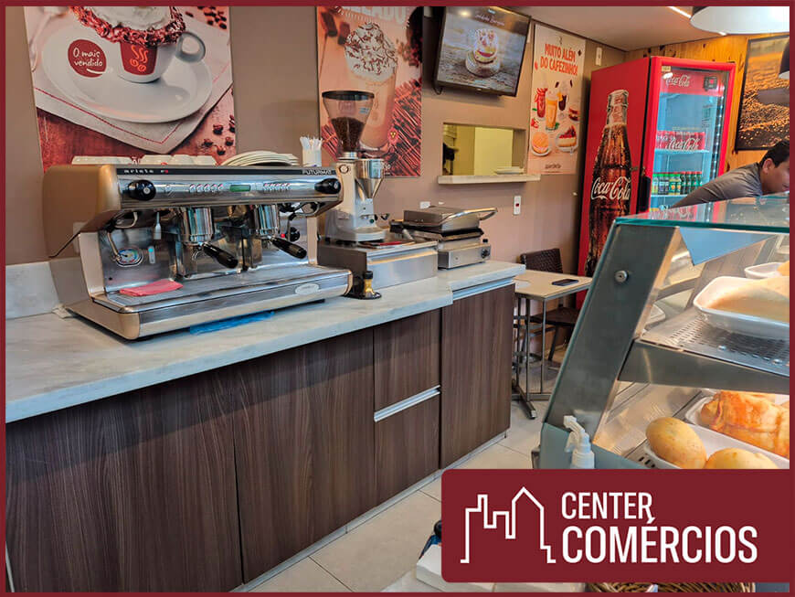 CAFETERIA FRANQUIA EM PRÉDIO COMERCIAL