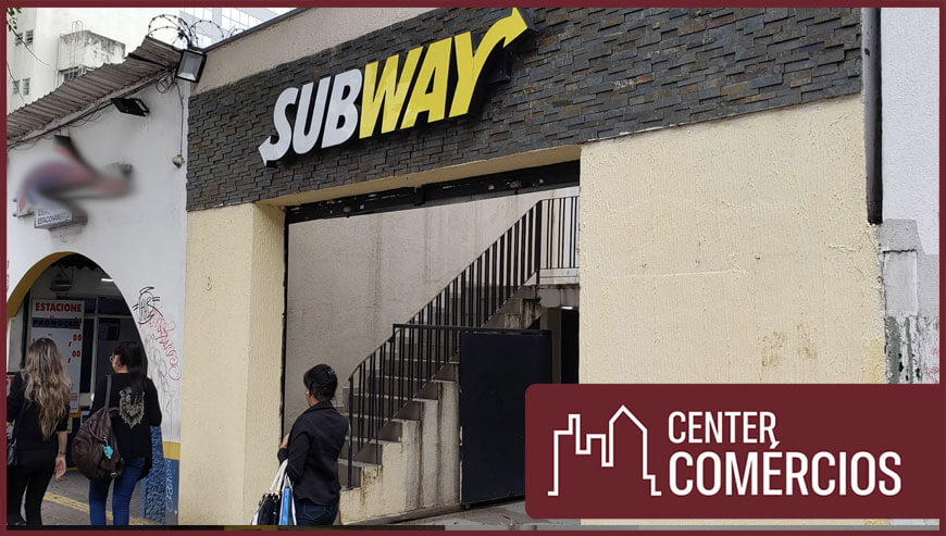 FRANQUIA SUBWAY PROXIMA DE METRO